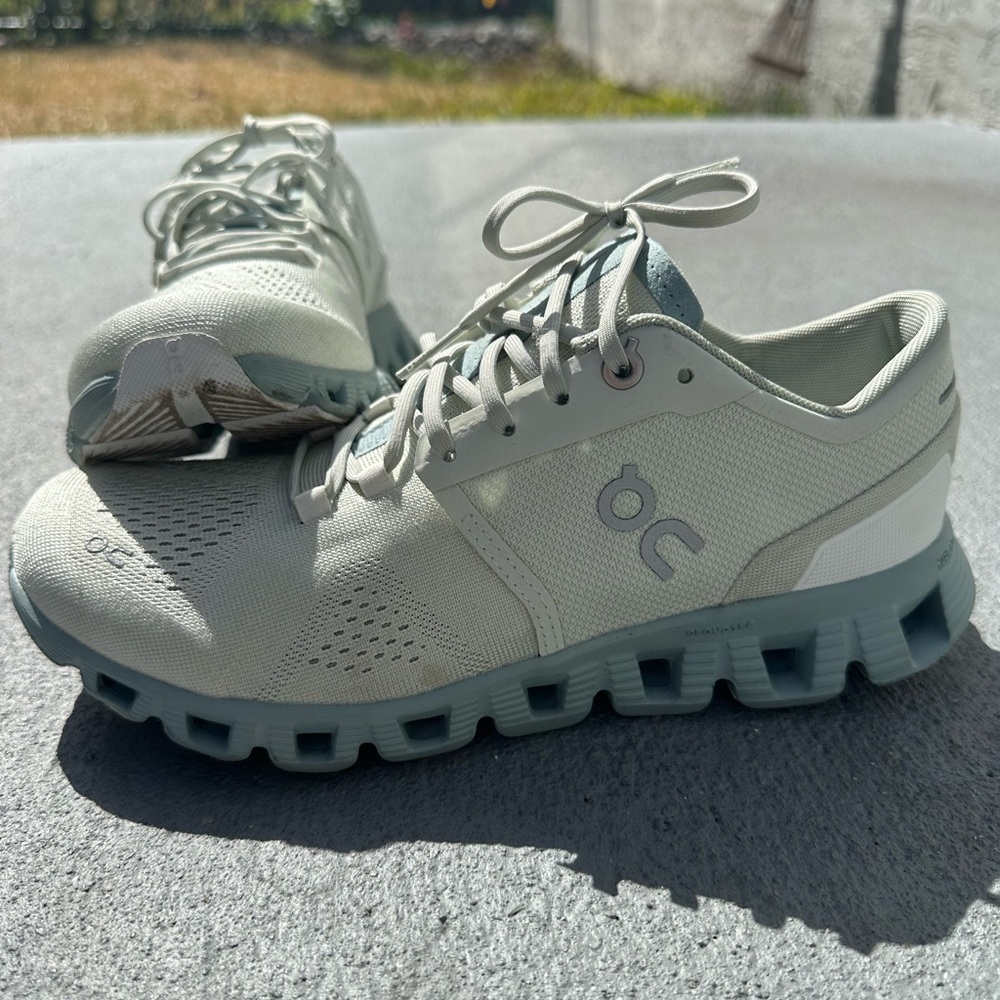 On Running Cloud Runner Sneakers in Light Sage/Muted Green
